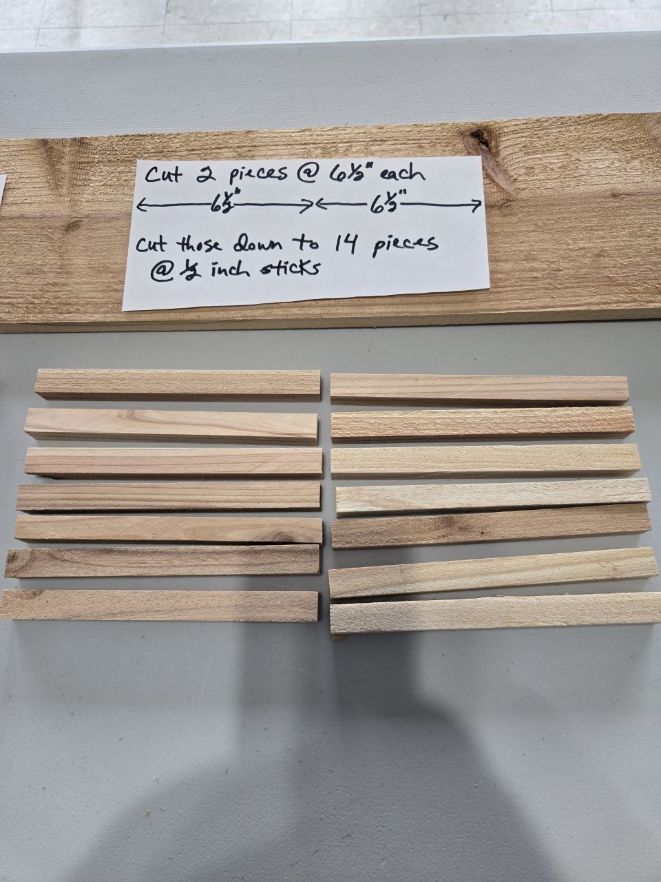 Cut step 7