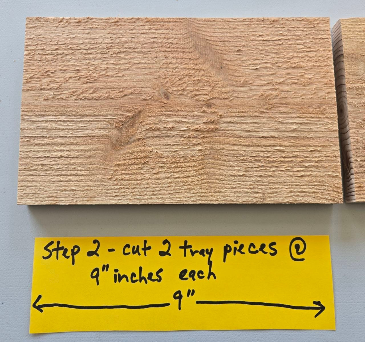 Cut step 2