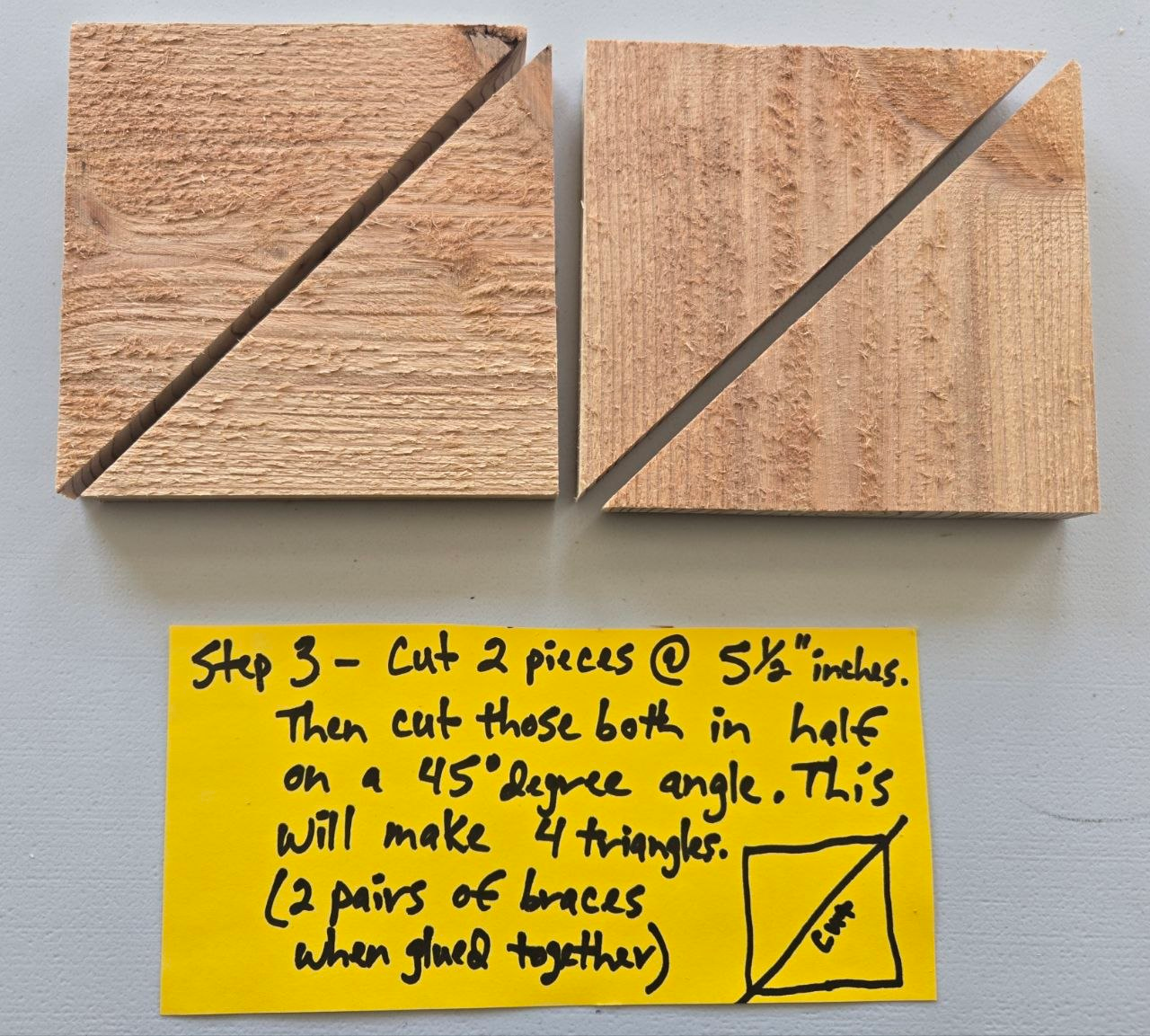 Cut step 3