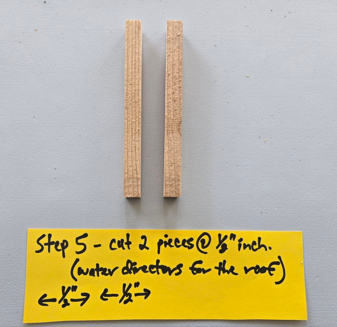 Cut step 5