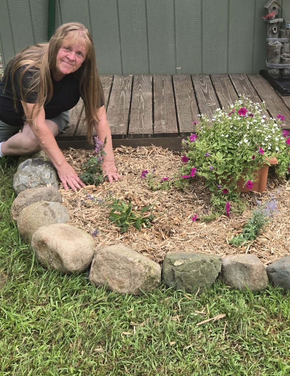 Vanessa smiling outdoors