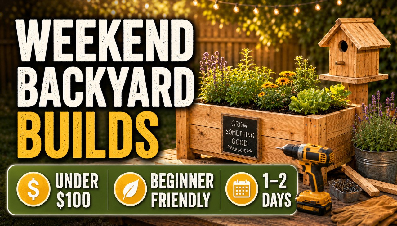 Weekend Backyard Builds teaser image